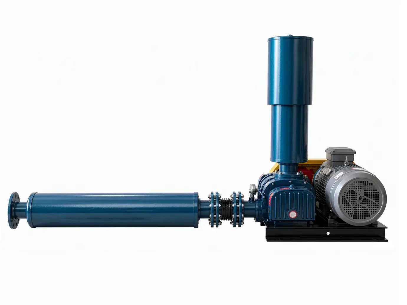 SOPLG-100 5.5kW 15kW High Airflow 380V 3 Lobe Roots Blower for Vacuum Conveying