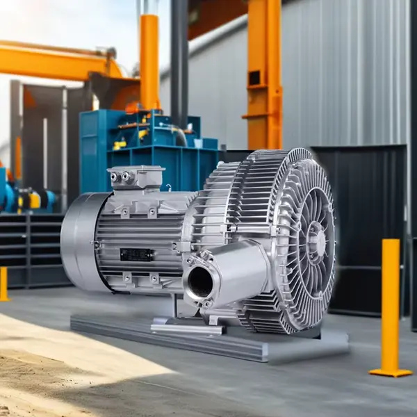 What is a double stage ring blower?