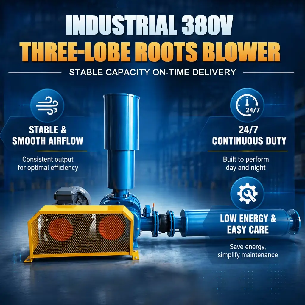 Tri Lobe Roots Blower-6
