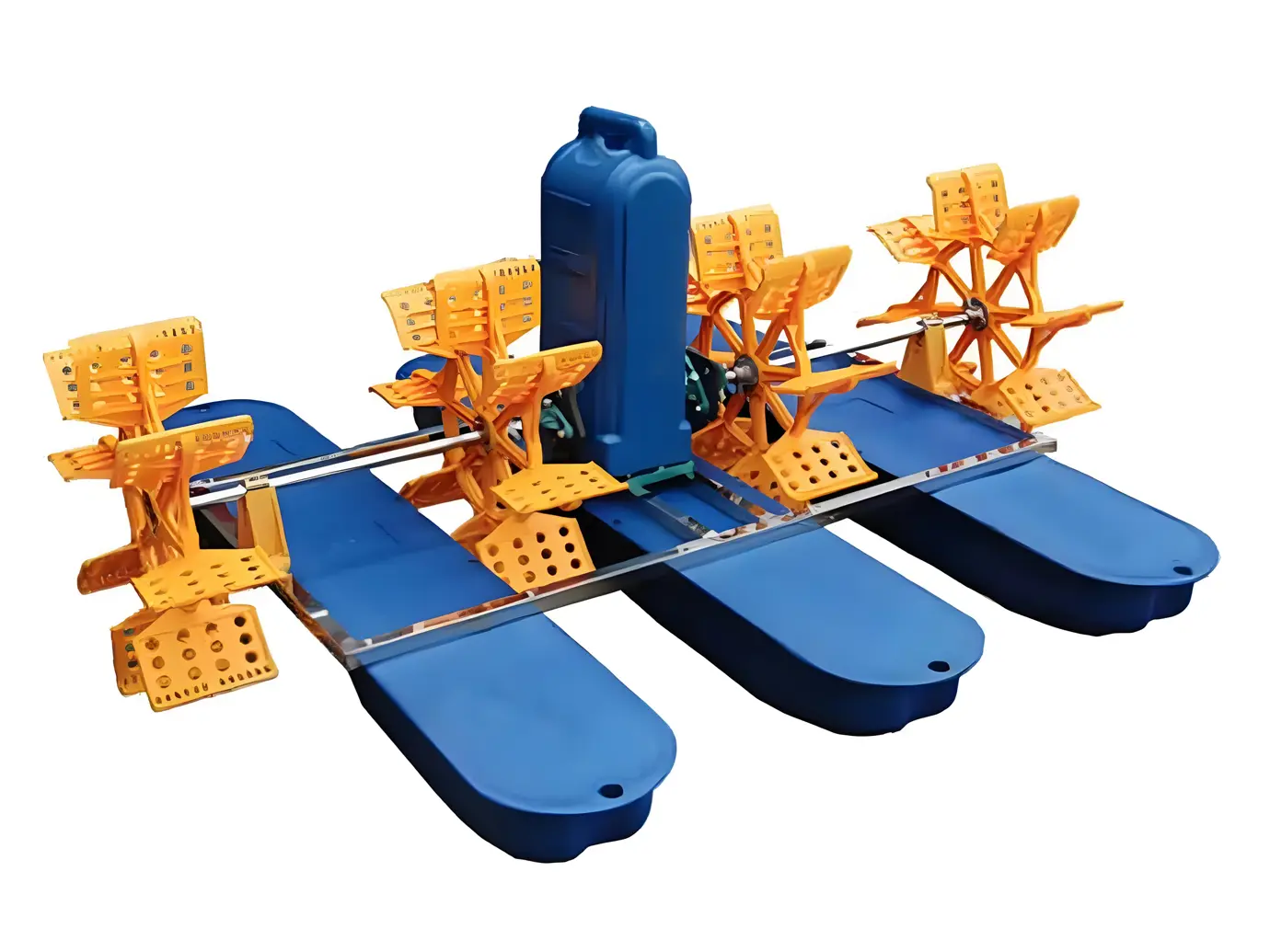 SOPSC-1.5 Factory Supply 4 Impeller Paddle Wheel Aerator for ‌Sustainable Aquaculture