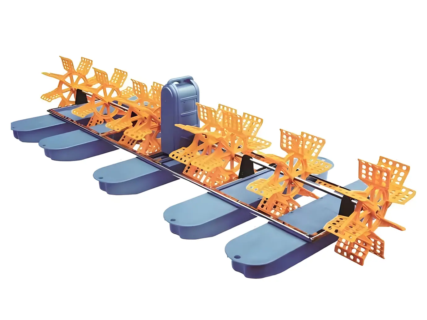 SOPSC-2.2 Energy Saving 6 Impeller Paddle Wheel Aerator for Fish Culture