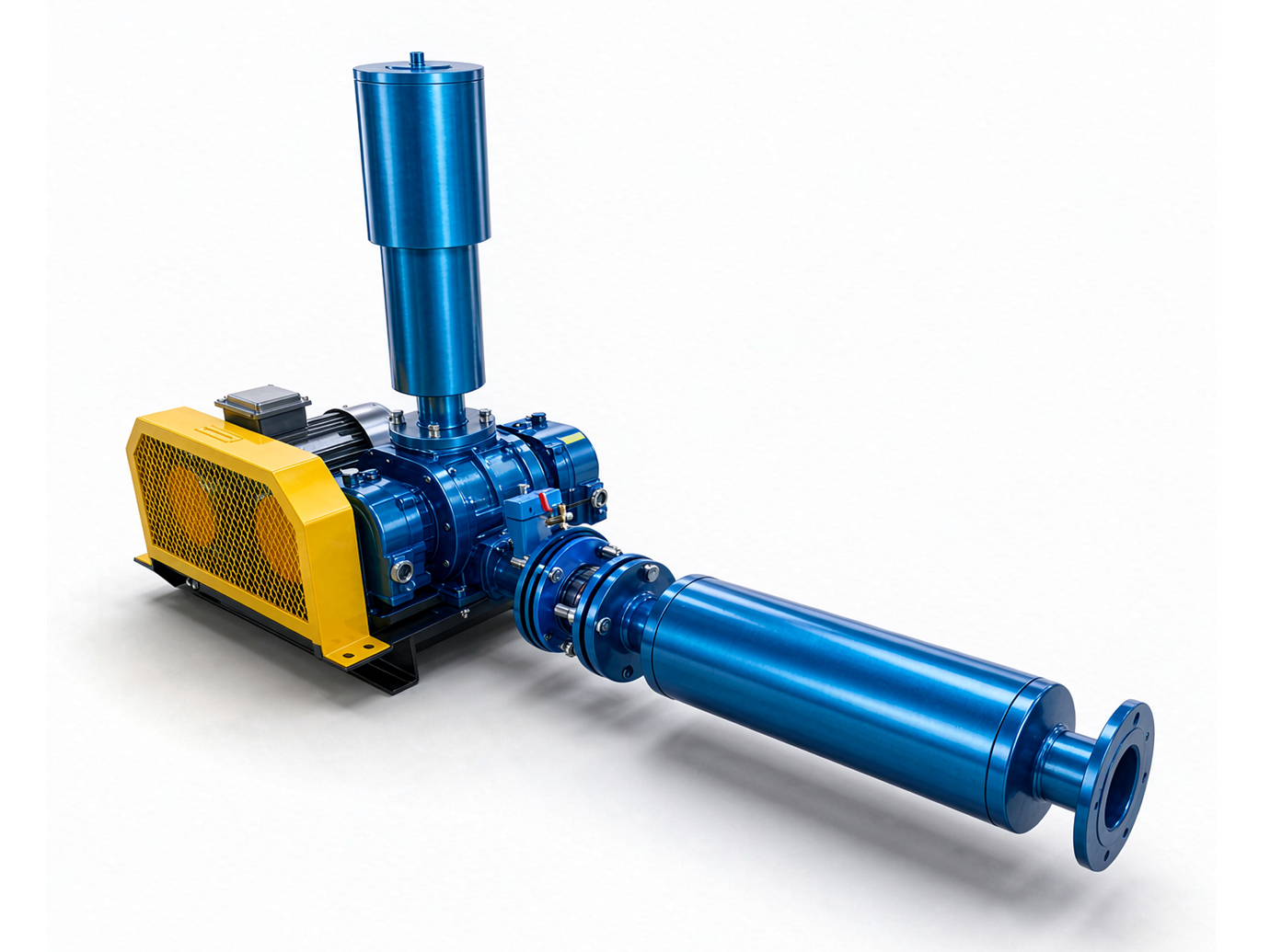 SOPLG-65 2.2kW 3kW 4kW 5.5kW Cast Iron Small Roots Blower for Aquaculture