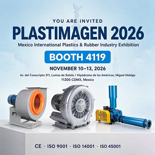 SOP Group to Present Industrial Blower Solutions at PLASTIMAGEN 2026 in Mexico